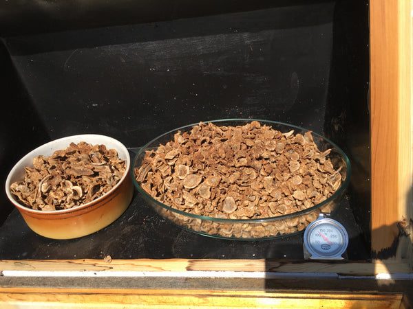 Der Zichorie beim Rösten zuschauen